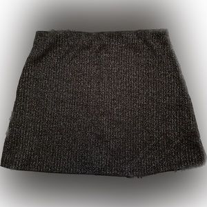 Urban Outfitters: Back sparkle mini skirt.